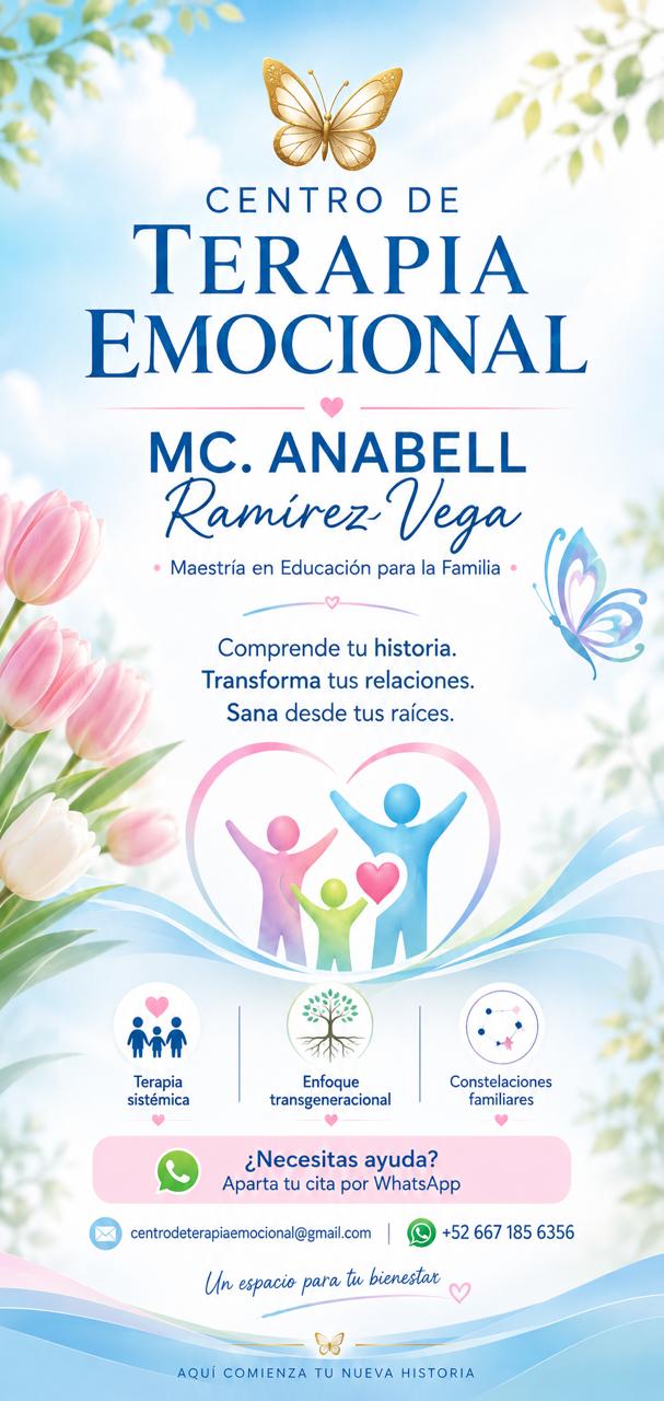 Portada del Centro de Terapia Emocional, MC. Anabell Ramírez Vega